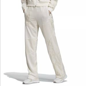 NWT DANIELLE CATHARI White Marble Zip Track Pants